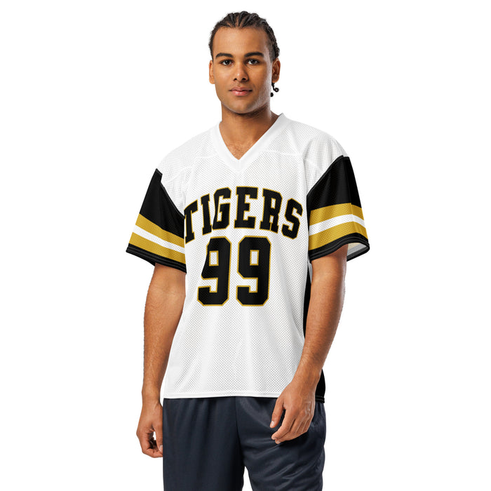 Man wearing Tomball West High School Tigers Football Jersey 99
