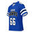 Right profile view of Hebron High School Hawks Football Jersey 66