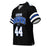 Left profile view of Hebron High School Hawks Football Jersey 44