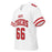Left profile view of Katy High School Tigers Football Jersey 66