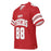Left profile of Katy High School Tigers Football Jersey 88