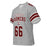 Front left profile view of Lewisville High School Farmers Football Jersey 66