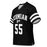 Front profile view of Permian High School Panthers Football Jersey 55