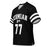 Front profile view of Permian High School Panthers Football Jersey 77