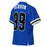 Back profile view of Hebron High School Hawks Football Jersey 99