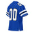Back profile view of Hebron High School Hawks Football Jersey 00