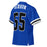 Back profile view of Hebron High School Hawks Football Jersey 55
