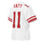 Back profile view of Katy High School Tigers Football Jersey 11