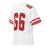 Back profile view of Katy High School Tigers Football Jersey 66