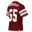 Back profile view of Lewisville High School Farmers Football Jersey 55