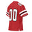 Back profile view of MacArthur High School Generals Football Jersey 00