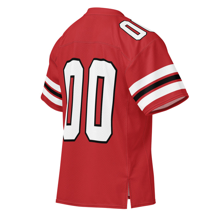 Back profile view of MacArthur High School Generals Football Jersey 00