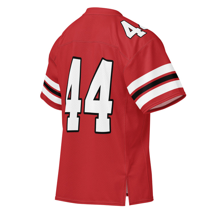 Back profile view of MacArthur High School Generals Football Jersey 44