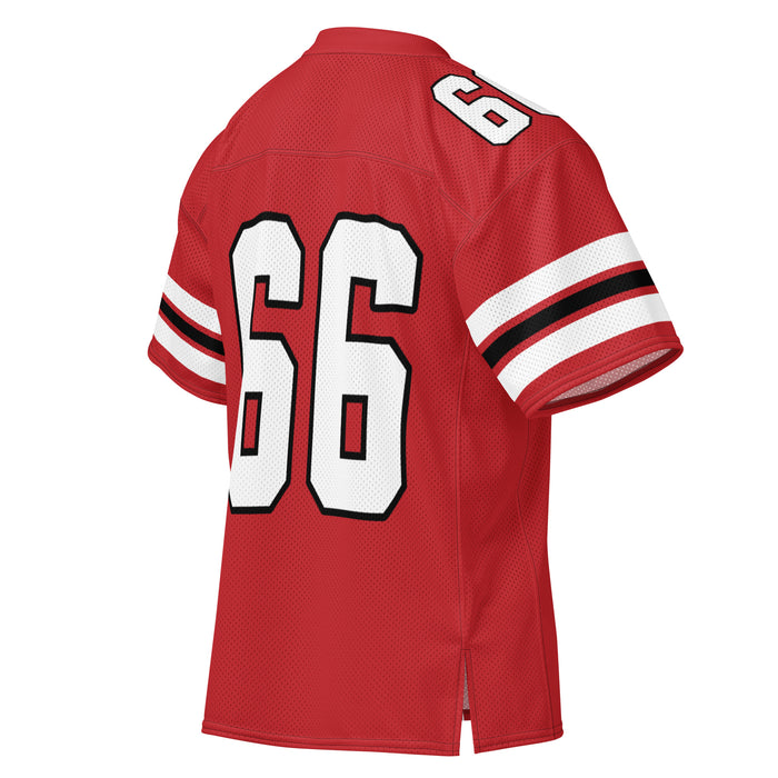 Back profile view of MacArthur High School Generals Football Jersey 66
