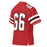 Back profile view of Martin High School Warriors Football Jersey 66