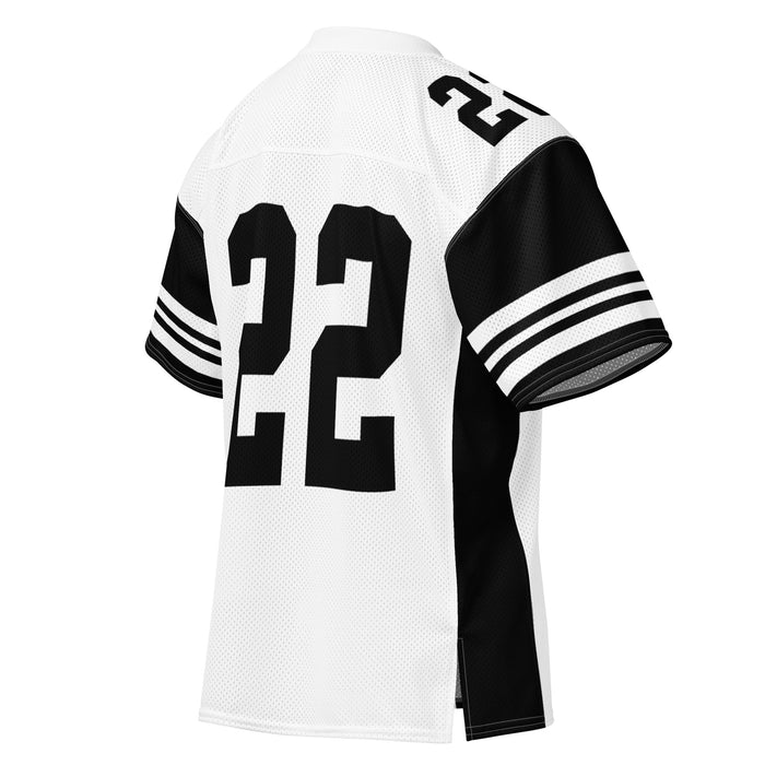 Back profile view of Permian High School Panthers Football Jersey 22