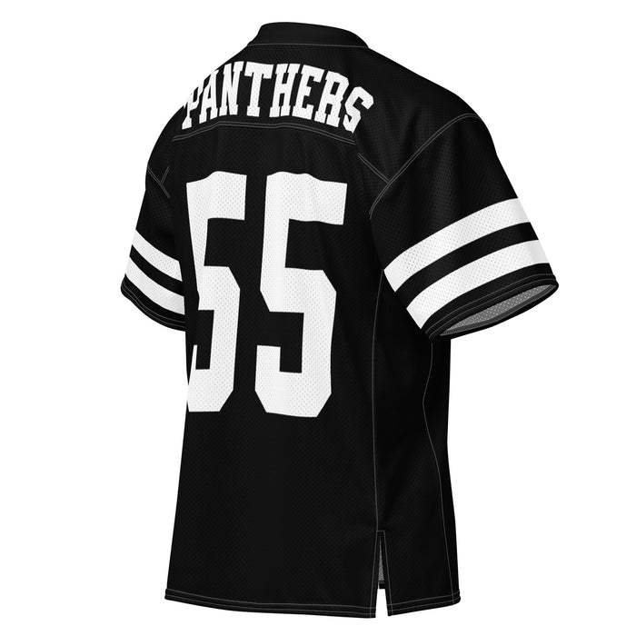 Back profile view of Permian High School Panthers Football Jersey 55