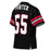 Back profile view of Porter High School Spartans Football Jersey 55
