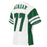 Back profile view of Reagan High School Rattlers Football Jersey 77
