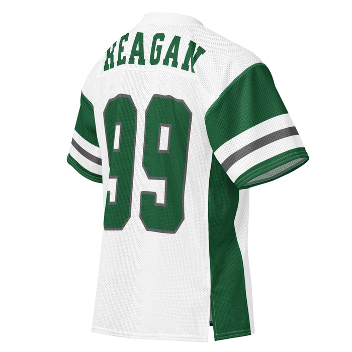 Back profile view of Reagan High School Rattlers Football Jersey 99