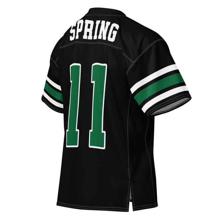Back profile view of Spring High School Lions Football Jersey 11