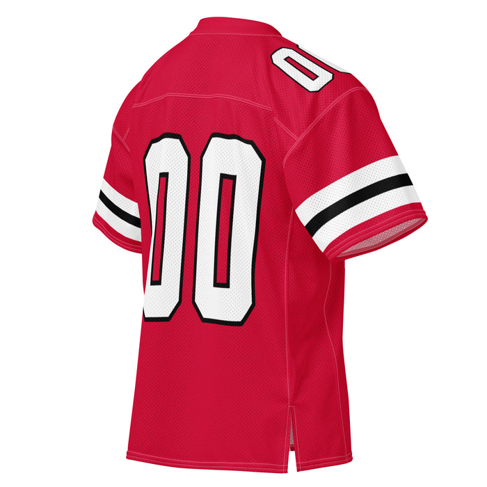 Back profile view of Tomball High School Cougars Football Jersey 00