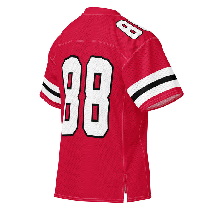 Back profile view of Tomball High School Cougars Football Jersey 88