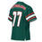 Back profile view of The Woodlands High School Highlanders Football Jersey 77