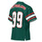 Back profile view of The Woodlands High School Highlanders Football Jersey 99