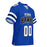 Right profile view of Hebron High School Hawks Football Jersey 00