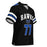 Right profile view of Hebron High School Hawks Football Jersey 77