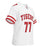 Right profile view of Katy High School Tigers Football Jersey 77