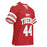 Right profile view of Katy High School Tigers Football Jersey 44
