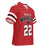 Right front profile view of Martin High School Warriors Football Jersey 22