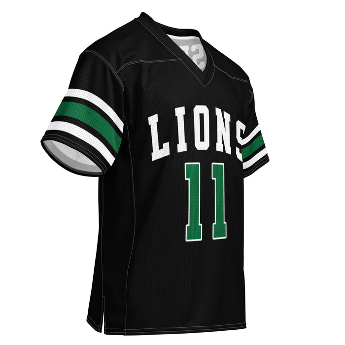 Front profile view of Spring High School Lions Football Jersey 11
