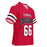 Front profile view of Tomball High School Cougars Football Jersey 66