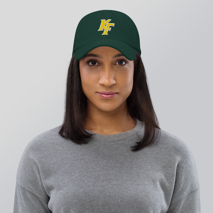 Woman wearing Klein Forest Eagles Relaxed Fit Dark Green Cap 207