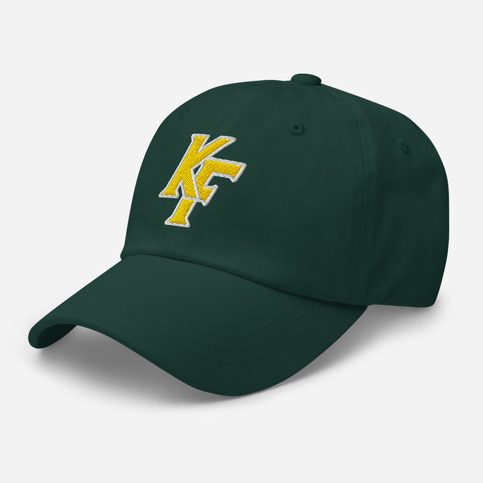 Profile view of Klein Forest Eagles Relaxed Fit Dark Green Cap 207