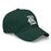Front profile view of Reagan High School Rattlers Relaxed Fit Dark Green Cap 207