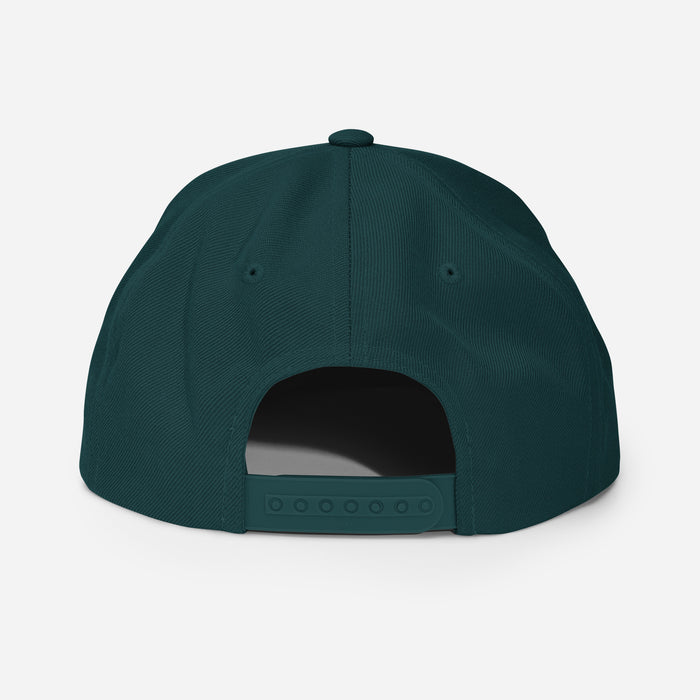 Back view of Klein Forest Eagles Snapback Dark Green Cap 208