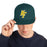 Man wearing Klein Forest Eagles Snapback Dark Green Cap 208