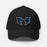 Hebron High School Hawks Flexfit Black Baseball Cap 206