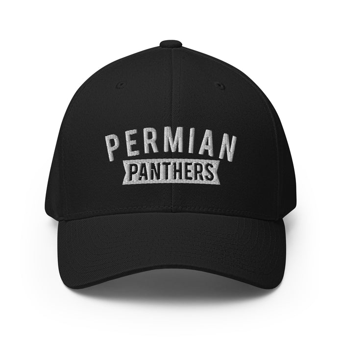 Permian High School Panthers Black Flexfit Baseball Cap 203