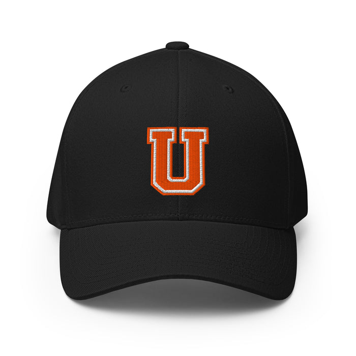 United High School Longhorns Flexfit Navy Baseball Cap 208