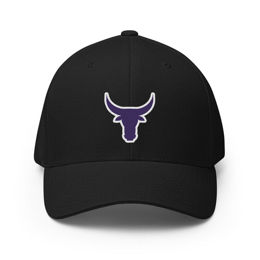 Morton Ranch High School Mavericks FlexFit Baseball Cap 201 - Black cap