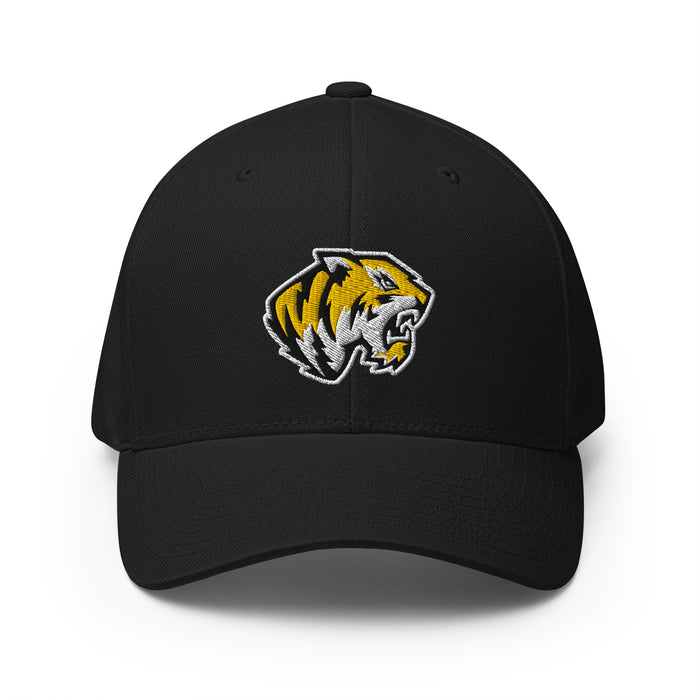 Tomball West High School Tigers Flexfit Baseball Cap 201 - black