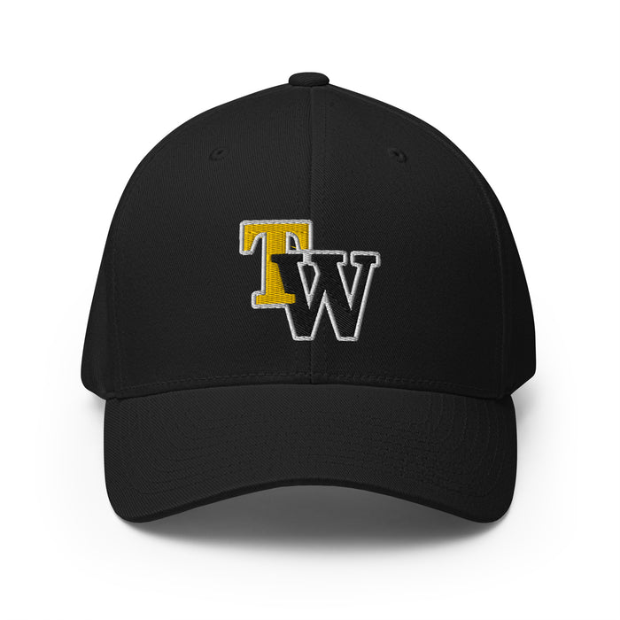 Tomball West High School Tigers Flexfit Baseball Cap 203 - black