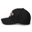 Side view of United High School Longhorns Flexfit Navy Baseball Cap 203