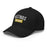 Side view of Hastings High School Bears Flexfit Black Baseball Cap 203