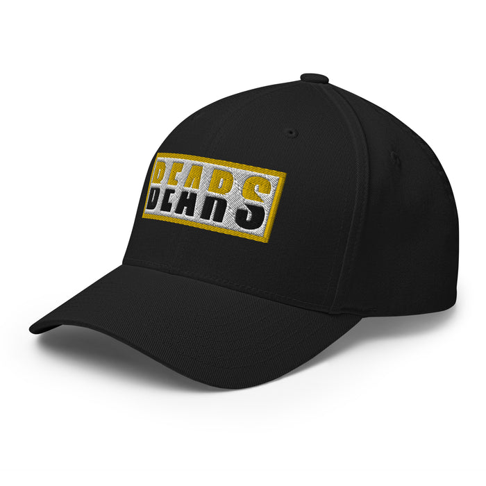 Side View of Hastings High School Bears Flexfit Black Baseball Cap 205